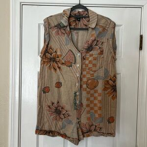 BDG Summer Print Romper